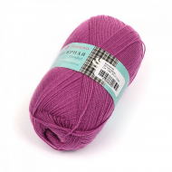 Пряжа для вязания ПЕХ Бисерная (100% акрил) 5х100г/450м цв.040 цикламен