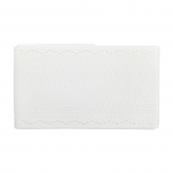 Канва Gamma KT-70 лента Aida №14 100% хлопок 70мм х 25м цв.белый, белый