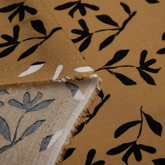 Ткань Штапель 105 г/м? 100% вискоза шир.145 см арт.Р.31256.02 бежевый рул.30м