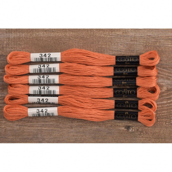 164433_Мулине COSMO однотонный цвет 342 164433_Мулине COSMO однотонный цвет 342