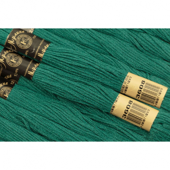 Нитки мулине цв.3608 12х10м С-Пб