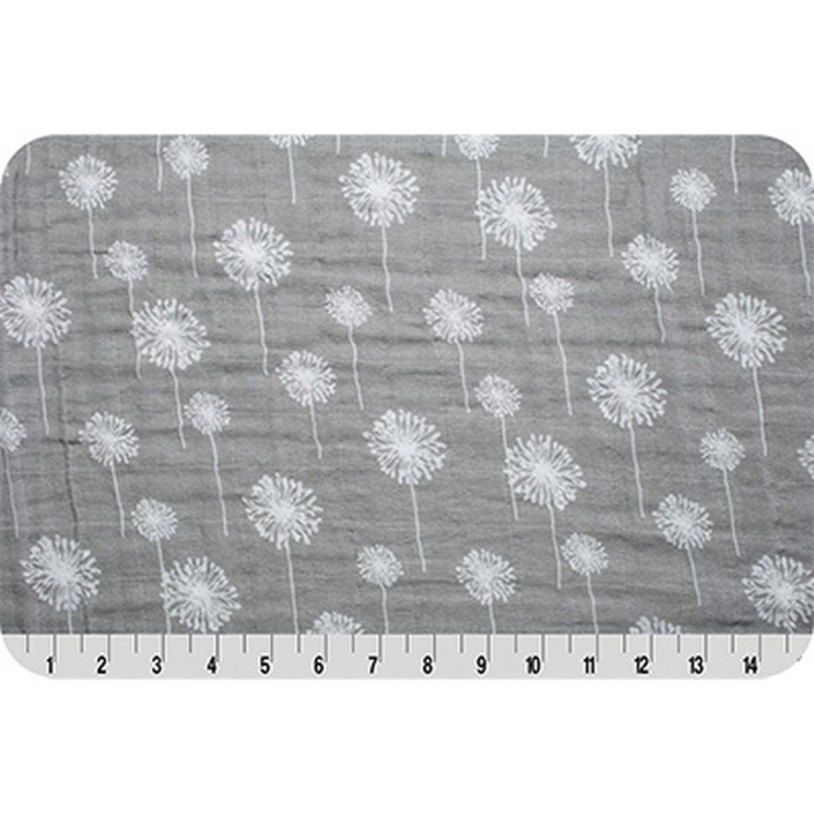 Ткань для пэчворка PEPPY Embrace (марлевка) 120 г/м? 100% хлопок цв.premier dandelion steel уп.100х125 см