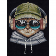 Набор для вышивания PANNA арт. J-7360 Меломан Стенли 18х22,5 см