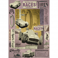 59380_Карта для декупажа "Sports coupe"