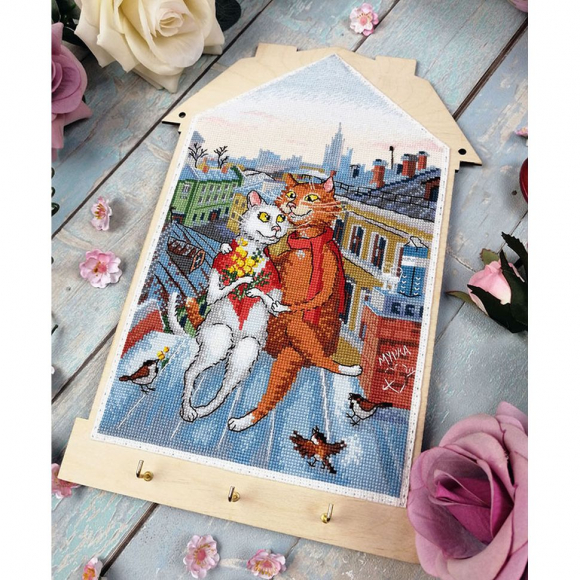 172230_Набор для изготовления ключницы "Месяц март"