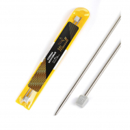 Спицы для вязания прямые Maxwell Gold арт.9064 3,5 мм /25 см (2 шт) 2 сорт