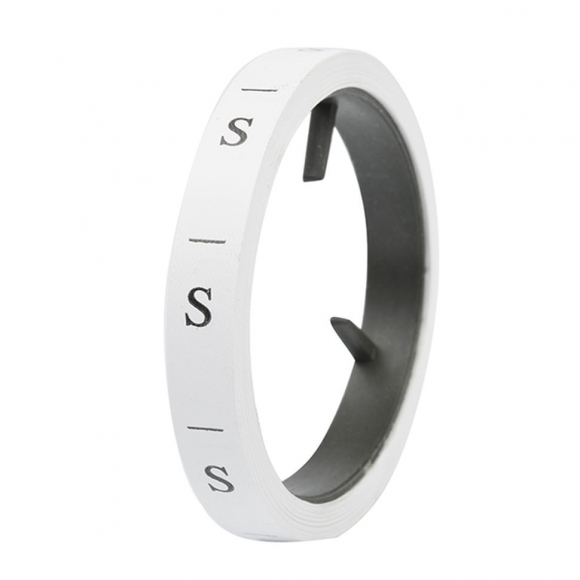 Размерники полиэстер S белый 10х25 мм ТВ в рул. 300 шт