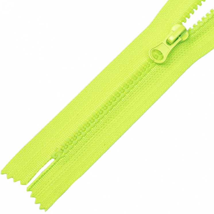 Молния MaxZipper трактор №5 1 замок усил.зв., 18см н/р, цв.F229 ярк.салатовый уп.50шт