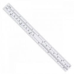 Лекало портновское прямое D5129 (0334-5330) 33,5х3,5 см