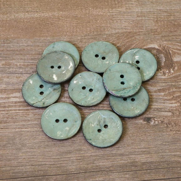 Пуговицы CONCEPT, размер 48, кокос, цвет COL.5 серо-голубой