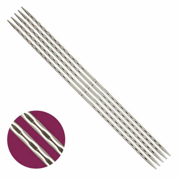 173612_Спицы чулочные квадратные addiNovel Quintett №8, 15 см