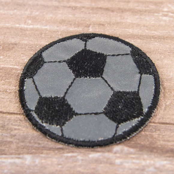 Комплект светоотражающих аппликаций + манжета, "рожица и мяч" Комплект светоотражающих аппликаций + манжета, "рожица и мяч"