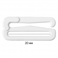Крючок для бюстгальтера металл ARTA.F.2989 19,7мм, цв.001 белый, уп.50шт