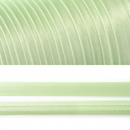 Косая бейка TBY атласная шир.15мм цв.F246 (6435) пастельно-зеленый уп.132 м