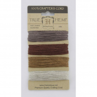 62116_Шнуры на блистере HEMPTIQUE #20 - 1 мм, 4 цвета по 9,1 м 62116_Шнуры на блистере HEMPTIQUE #20 - 1 мм, 4 цвета по 9,1 м