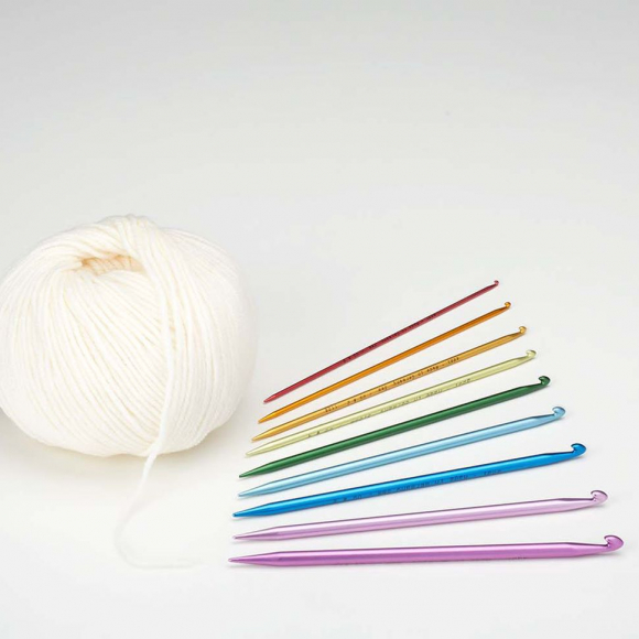 116134_Крючок, вязальный, алюминий addiDuett №3,5, 15 см