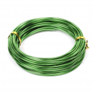 Проволока ? 2мм арт.ТВ-ALW-2 цв.25 зеленый рул.10м