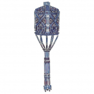 Набор для вышивания MILL HILL Сапфировая кисточка 2х8 см