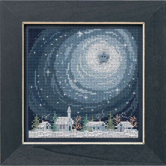Набор для вышивания бисером MILL HILL Зимнее сияние 13,33х13,33 см