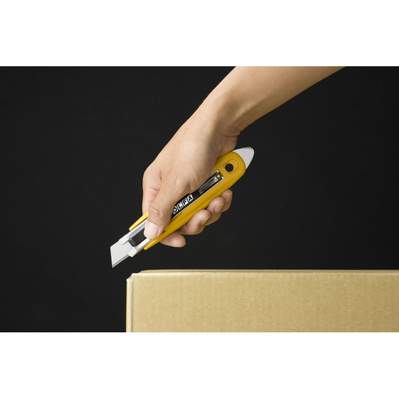 190012_Нож универсальный с выдвижным лезвием, возвратной пружиной и ленточным резцом Olfa