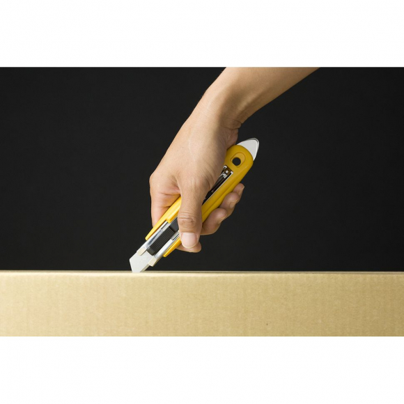 190012_Нож универсальный с выдвижным лезвием, возвратной пружиной и ленточным резцом Olfa