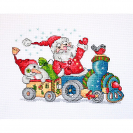 Набор для вышивания MEREJKA арт.K-116 Рождественское путешествие 11х21,5 см