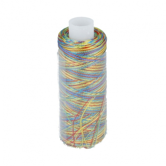 Нитки для вышивания Gamma мультиколор M120/2 100% вискоза 10 шт. 400 я цв.Set 4 яркие