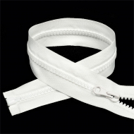Молния MaxZipper трактор №5 1 замок усил.зв., 60см, цв.F101 белый уп.50шт