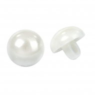 Пуговицы пластик TBY.XY.18 цв.001 белый 18L-11мм, на ножке, 50 шт