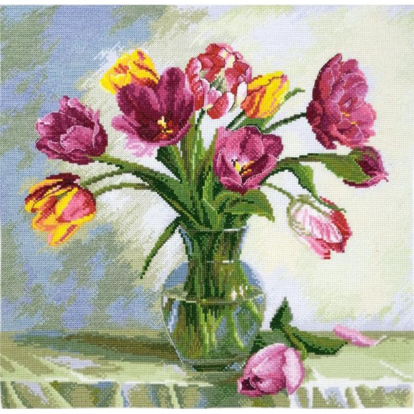Набор для вышивания МАРЬЯ ИСКУСНИЦА арт.04.005.29 Весенний букет 32х31 см