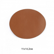 Заплатки кожзам арт.ТЕР.RO.44 11х14,2см, цв.коричневый, уп.10шт