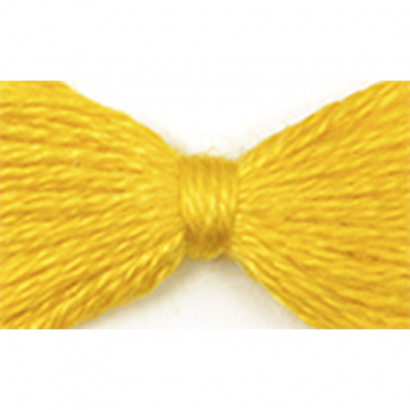 Нитки мулине цв.7306 желтый 12х10м С-Пб