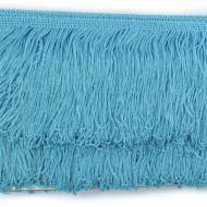 Бахрома шелковая арт.FD-10 шир.10см цв.020 бирюзовый уп.10м