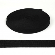Тесьма вязаная окантовочная 18мм арт.235 цв.черный уп.30м Тесьма вязаная окантовочная 18мм арт.235 цв.черный уп.30м