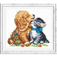 Набор для вышивания ЧУДЕСНАЯ ИГЛА арт.18-46 Нежность 12х12 см