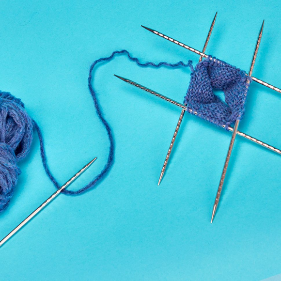 189571_Спицы чулочные квадратные addiNovel Quintett №2, 20 см