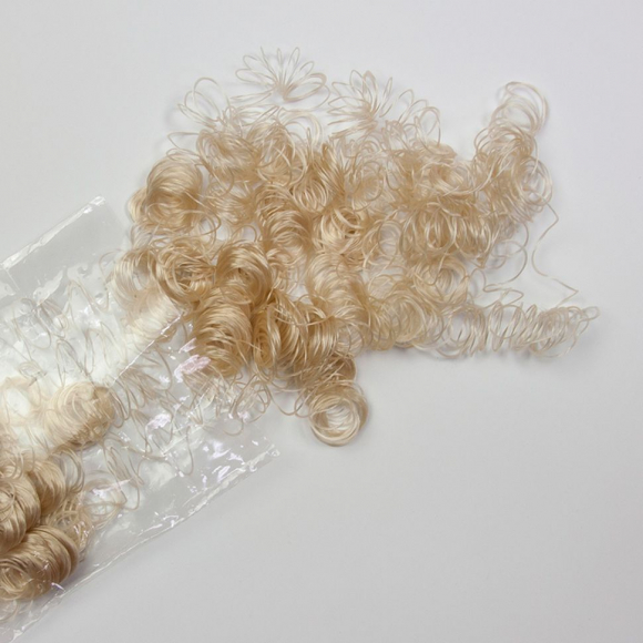 Волосы для кукол кудрявые, цвет светлый блондин, 15 г