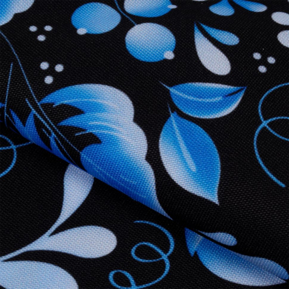 Ткань Габардин 140 г/м? 100% полиэстер шир.155 см арт.T.4000.18 цв.черный рул.25м