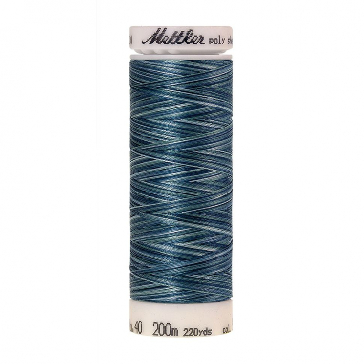 22818_Нить вышивальная мультиколор POLY SHEEN MULTI, 200 м
