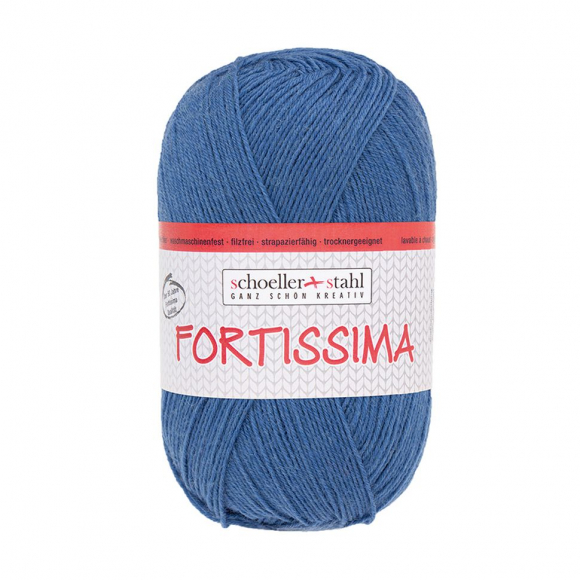 177028_Пряжа Fortissima Socka 4-fach Uni, 75% шерсть, 25% полиамид, 420 м, 100 г