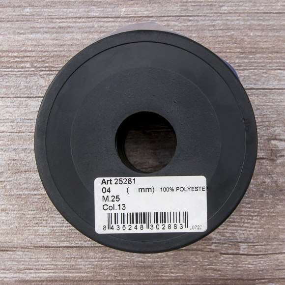 Шнур плетеный SPIRAL ( SAFISA), 4 мм, 25 м, цвет синий