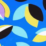 Ткань Милано 230 г/м? 95% полиэстер, 5% лайкра шир.150 см арт.T.0074.5 цв.05 синий рул.25м