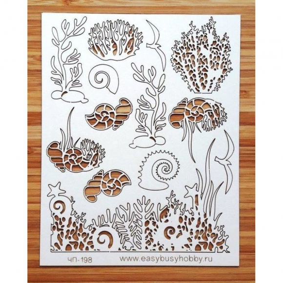 114617_Чип-борд картонный "Морское дно" 114617_Чип-борд картонный "Морское дно"