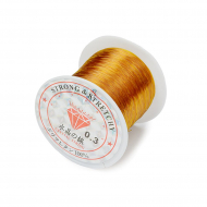 Леска для бисера ?0,3 100м цв.золотой Леска для бисера ?0,3 100м цв.золотой