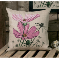 125798_Набор для вышивания подушки "Маргаритки" 125798_Набор для вышивания подушки "Маргаритки"