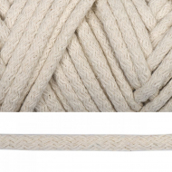 Шнур круглый х/б 08мм с наполнителем цв.2112 неокр. хлопок уп.50м