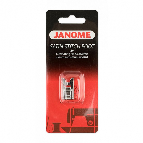 Лапка для бытовых швейных машин Janome 5 мм, для сатиновых строчек