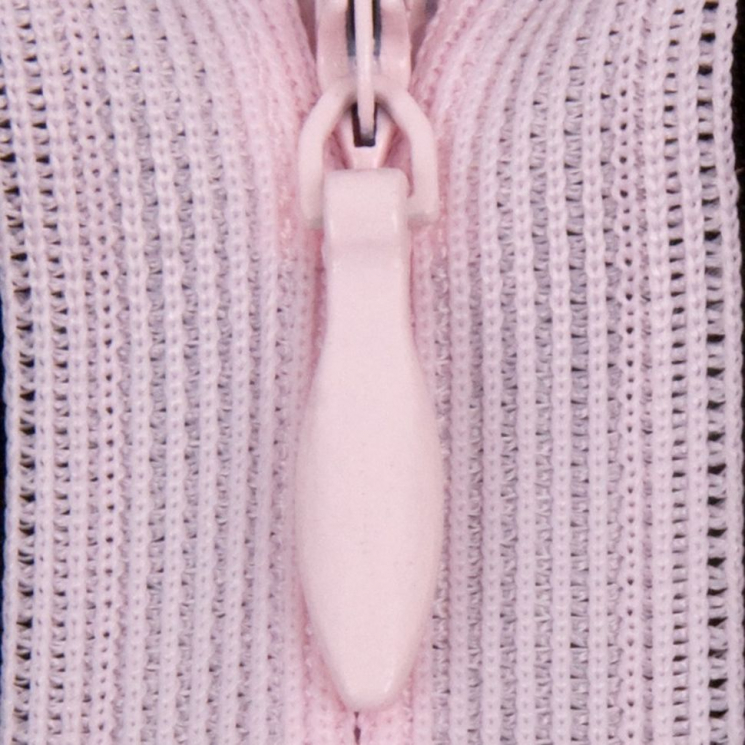 Молния потайная нераз 20см S-512 розовый светлый SBS уп.100шт