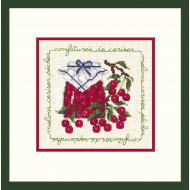 189511_Набор для вышивания:"Confiture De Cerises" (Вишневый джем), 11,5 х 11,5 см