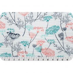 Ткань для пэчворка PEPPY Embrace (марлевка) 120 г/м? 100% хлопок цв.queen anne coral уп.100х125 см
